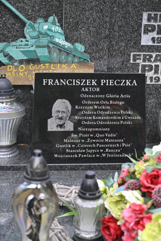 Tak wygląda grób Franciszka Pieczki