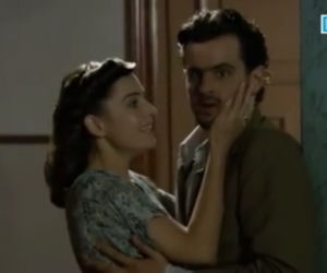 CZAS HONORU 5, odc. 62. Janek (Antoni Pawlicki) i Lena (Agnieszka Więdłocha)