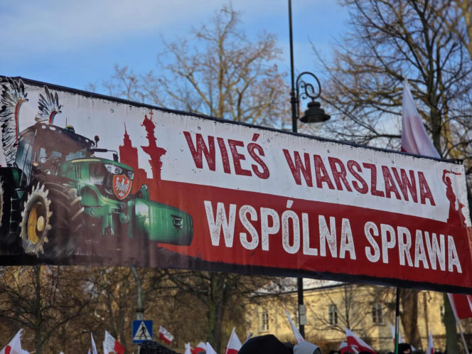 Protest rolników w Warszawie (9.01.2026)