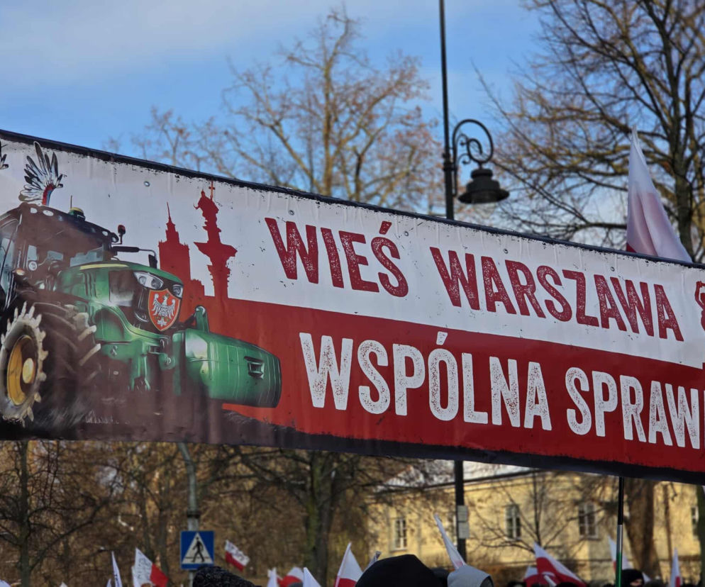 Protest rolników w Warszawie (9.01.2026)