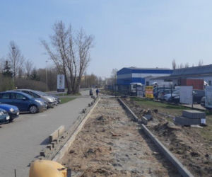Ścieżka rowerowa na Motoarenę