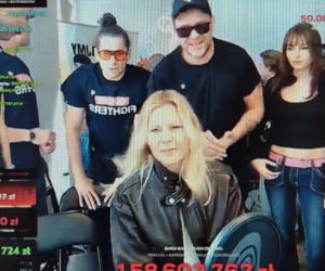 Małgorzata Kożuchowska u Łatwoganga