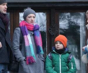 M jak miłość odc. 1223. Joasia (Barbara Kurdej-Szatan), Tomek (Andrzej Młynarczyk), Wojtuś (Feliks Matecki), Marzenka (Olga Szomańska)