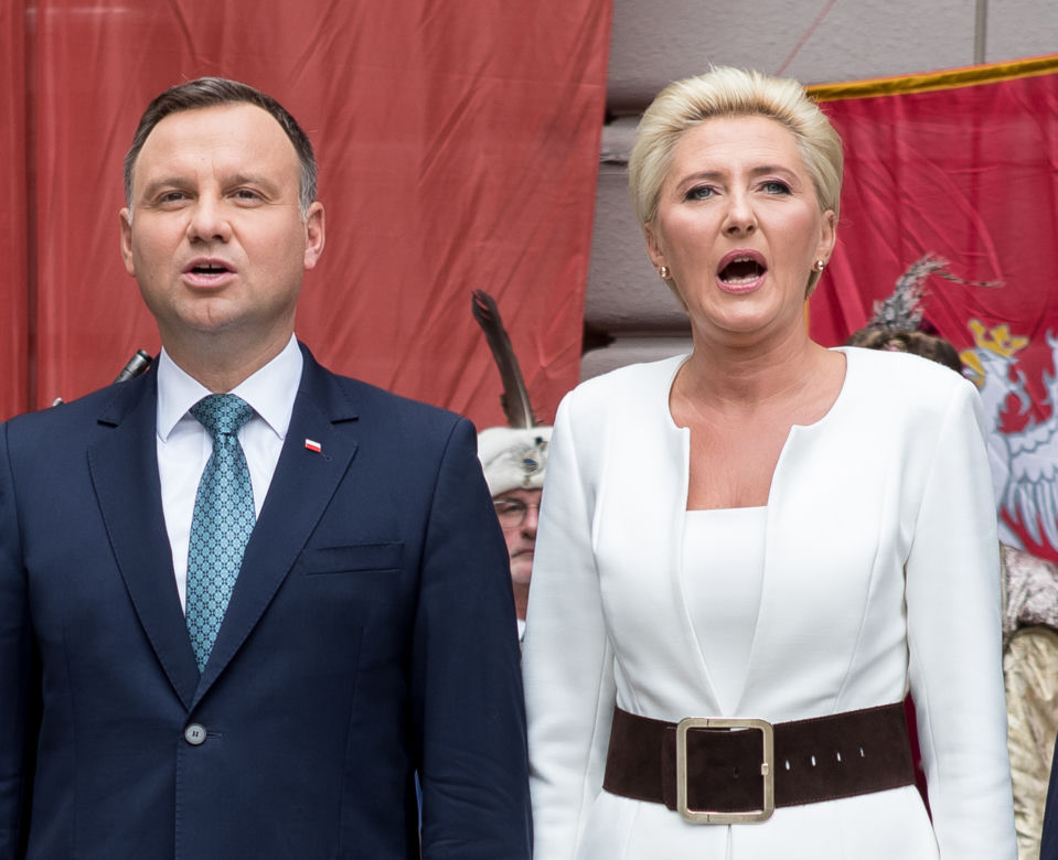 Agata Duda jest bardzo wysoka