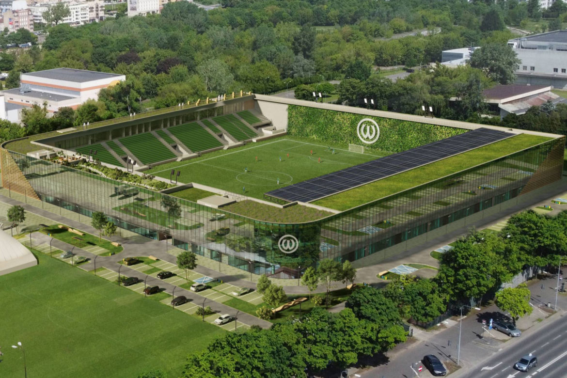 Warta Poznań zaprezentowała wizualizację nowego stadionu. Robi wrażenie