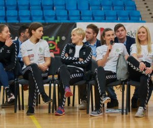 Najlepsi szczypiorniści z lubelskich klubów trenowali z uczniami