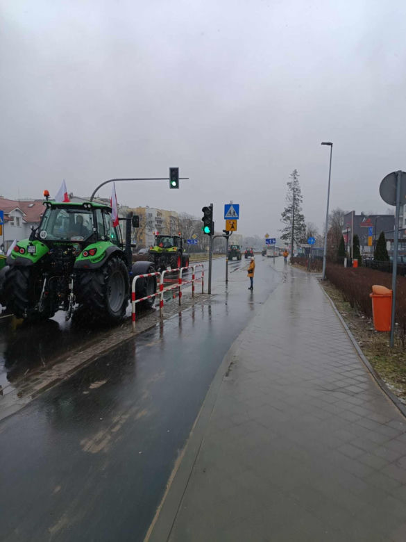 Protest rolników w Toruniu [9.02.2024]