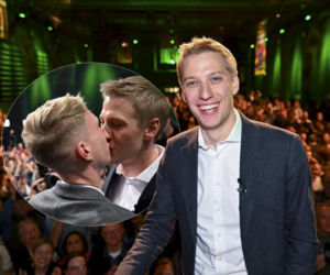 Nowy burmistrz całuje partnera na scenie! W Polsce byłaby afera