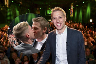 Nowy burmistrz całuje partnera na scenie! W Polsce byłaby afera