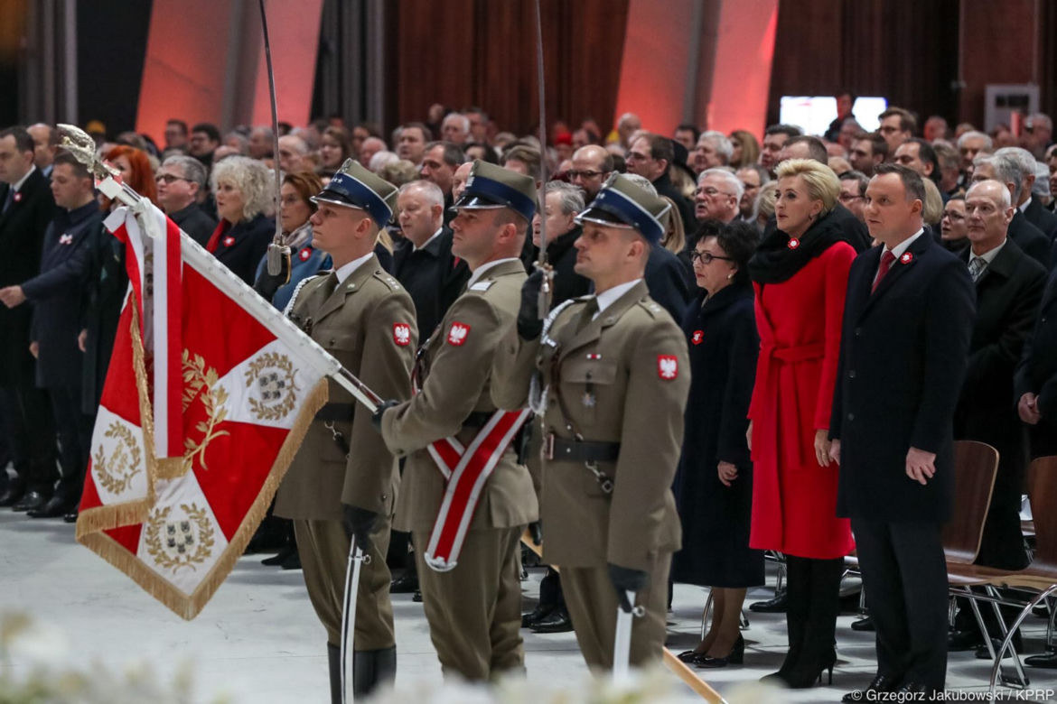 Agata Kornhauser-Duda na obchodach Święta Niepodległości