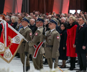 Agata Kornhauser-Duda na obchodach Święta Niepodległości