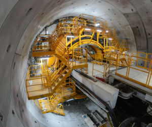 Budowa tunelu pod Świną - kwiecień 2021