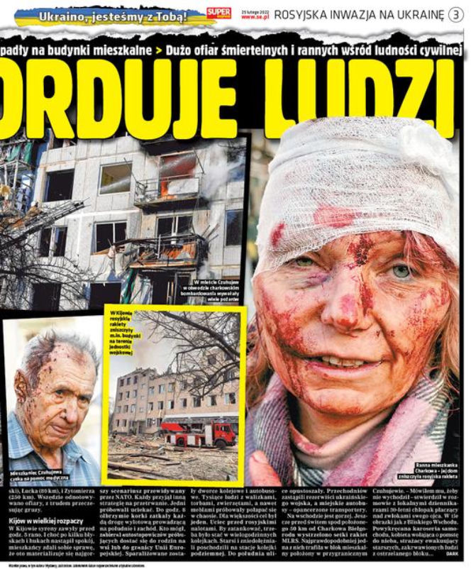 Pierwsze dni wojny w Ukrainie. Tak relacjonowaliśmy je w "Super Expressie"