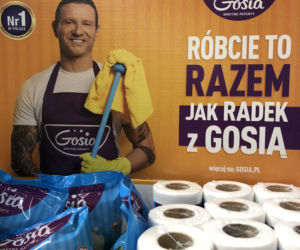 Radek reklamuje szmatki Gosi