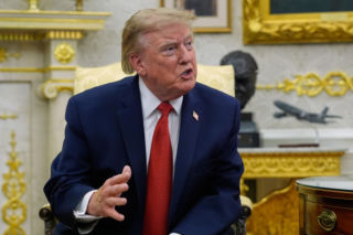 Prezydent USA Donald Trump uciszał w poniedziałek dziennikarkę CNN Kristen Holmes