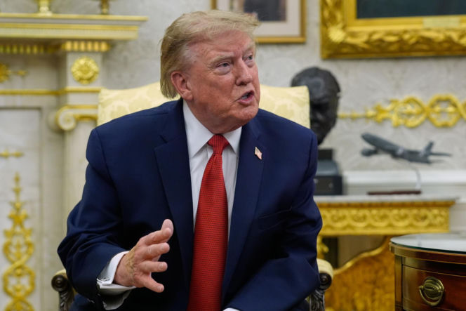 Prezydent USA Donald Trump uciszał w poniedziałek dziennikarkę CNN Kristen Holmes