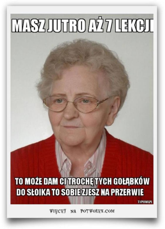 Memy na Dzień Babci 
