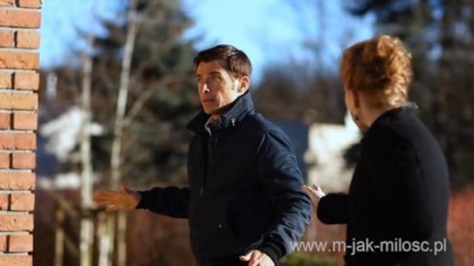 M jak miłość odc. 1051. Marek (Kacper Kuszewski), Ewa (Dominika Kluźniak)