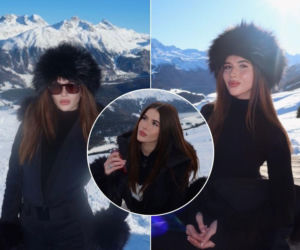 Roksana Węgiel zadaje szyku w luksusowym kurorcie! Wzrok przyciąga futrzana czapka i... pełne usta gwiazdy