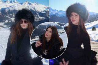 Roksana Węgiel zadaje szyku w luksusowym kurorcie! Wzrok przyciąga futrzana czapka i... pełne usta gwiazdy