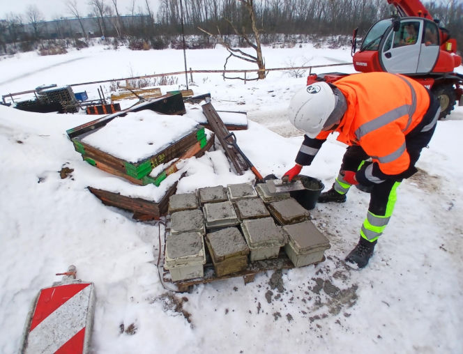 Budowa nowego mostu w Warszawie (styczeń 2026)