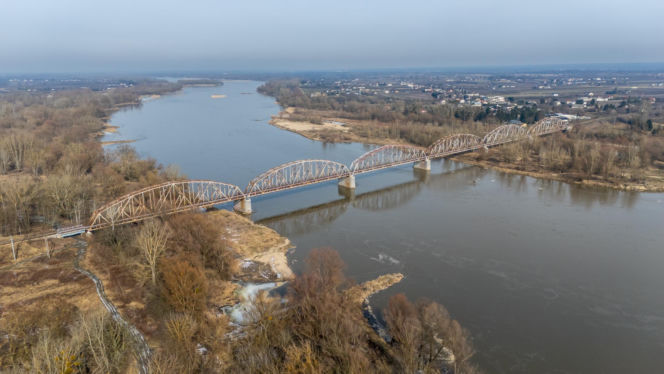 Stary most nad Wisłą w Górze Kalwarii