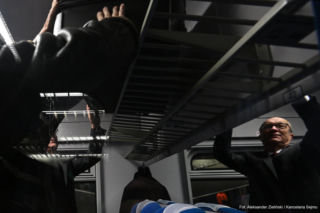 Marszałek Czarzasty pojechał pociągiem do Berlina