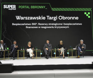 Hubert Biskupski na warszawskich Targach Obronnych w Expo XXI