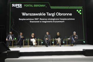 Hubert Biskupski na warszawskich Targach Obronnych w Expo XXI