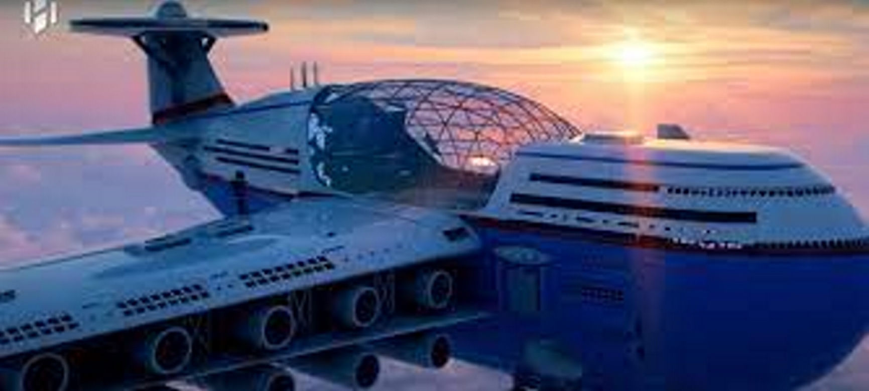 Sky Cruise to samolot przyszłości. Podniebne miasto jakiego świat nie widział
