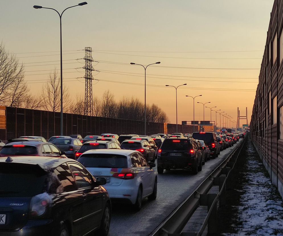 Paraliż na Trasie Siekierkowskiej