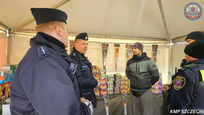 Kontrole w punktach sprzedaży fajerwerków