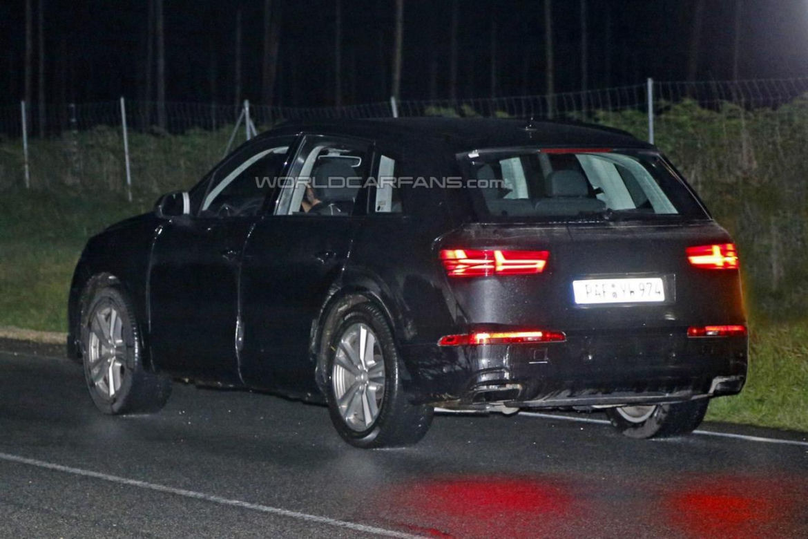 nowe Audi Q7 podczas testów
