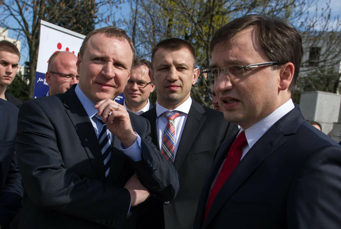 Zbigniew Ziobro i Tomasz Adamek