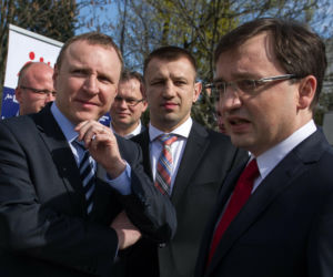 Zbigniew Ziobro i Tomasz Adamek