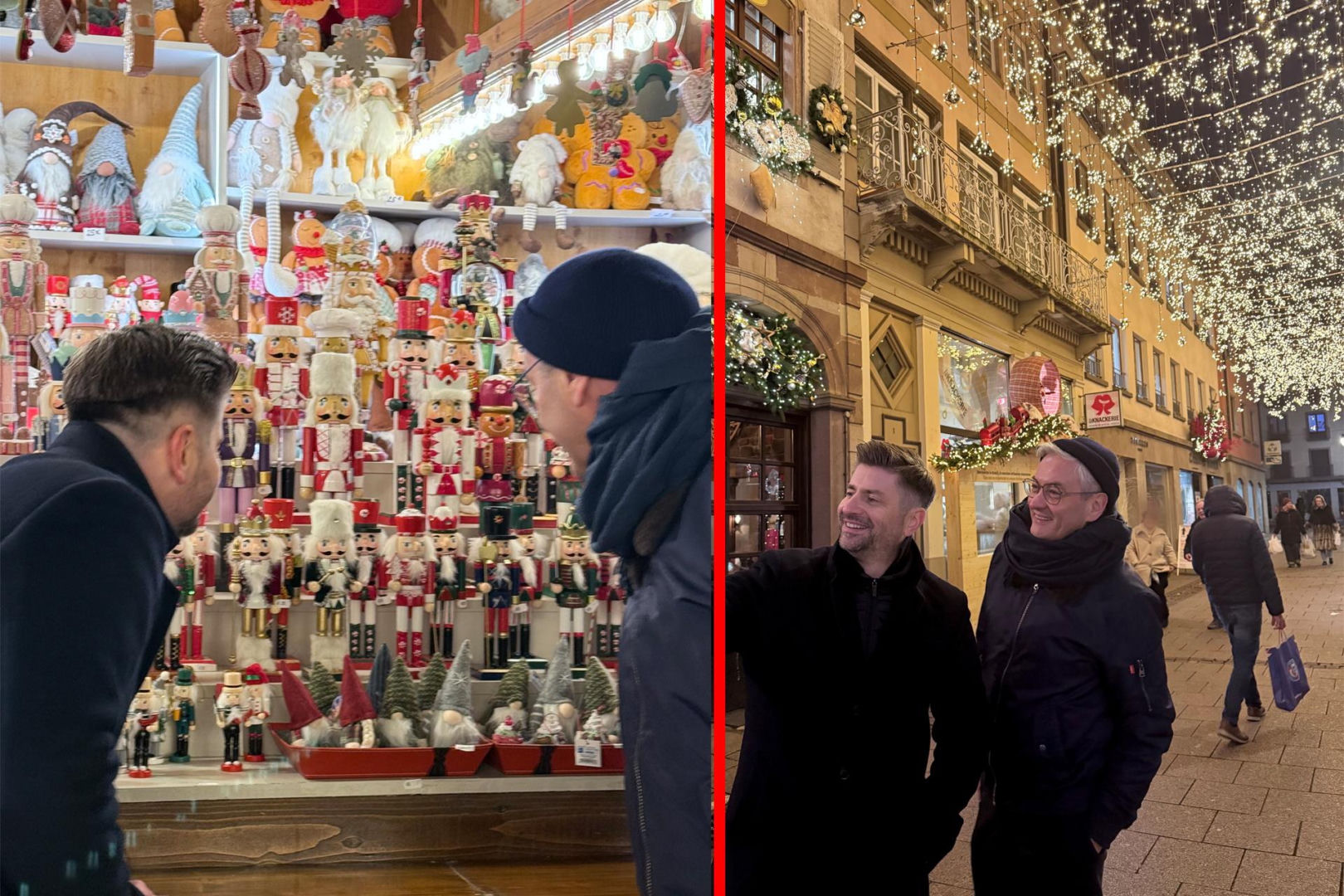 Biedroń i Śmiszek relaksowali się na świątecznym jarmarku. Spacer i okazja do zakupu…