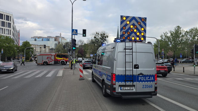 Wypadek w centrum Warszawy. W jednym z aut jechała posłanka Polski 2050
