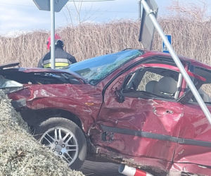 Wypadek na feralnym skrzyżowaniu w Ambrożowie