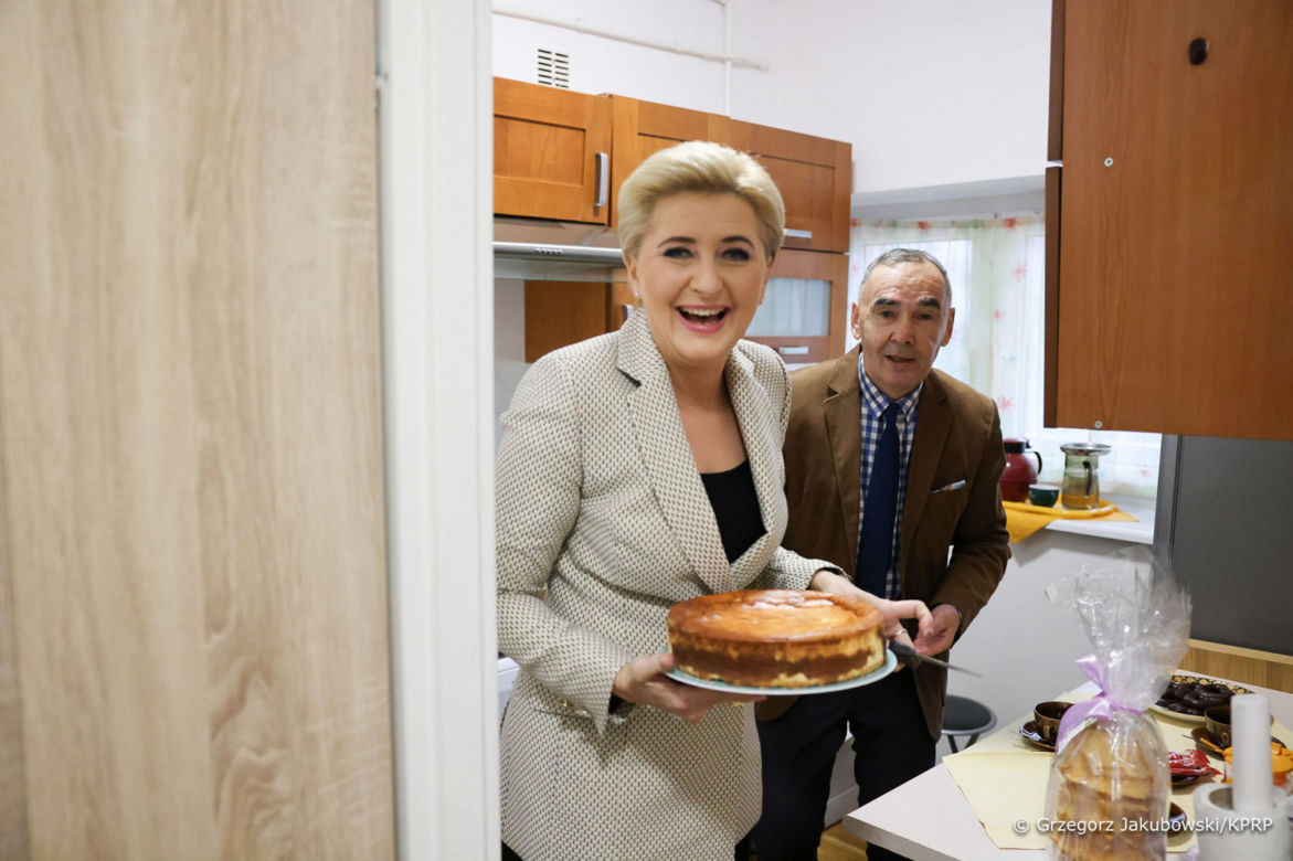 Agata Duda odwiedzała pana Marka. Szczególny powód 