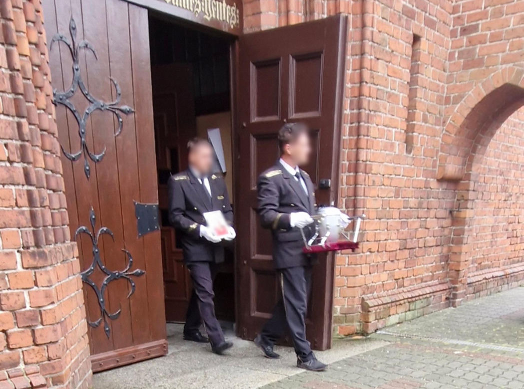 Pogrzeb Grzegorza G., który zginął w Nowem