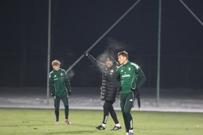 pierwszy trening Marka Papszuna w Legii