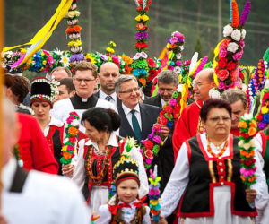 Prezydent Komorowski poświęcił palmę