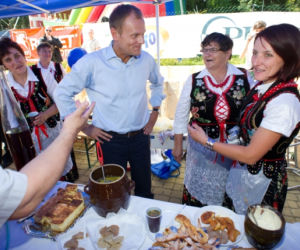 Donald Tusk w Bieszczadach