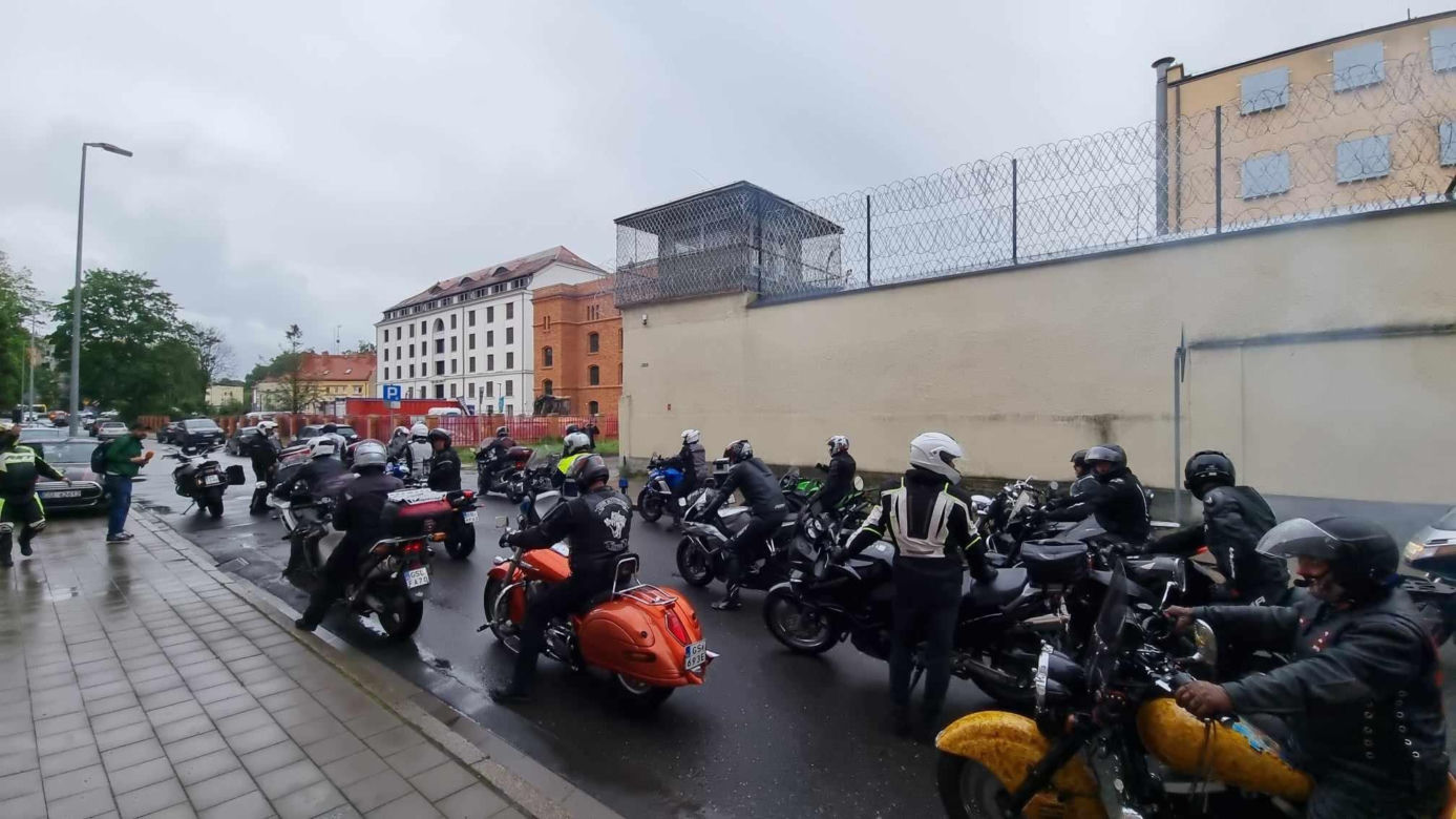 Motocykliści pożegnali Rafała Fortuńskiego