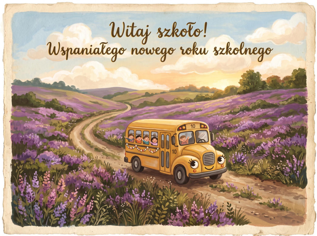 kartka na rozpoczęcie roku szkolnego