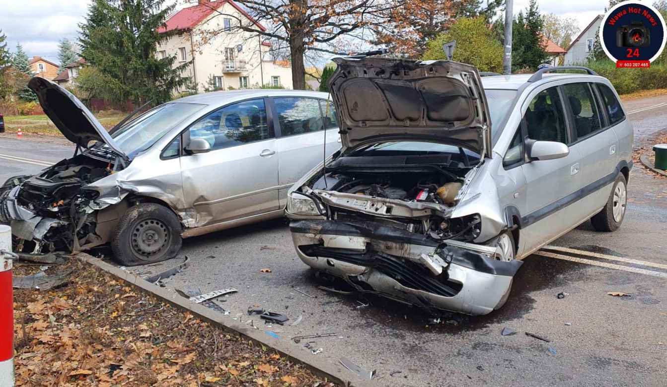 Kompletnie pijany wiózł trójkę dzieci! Sześć osób w szpitalu po wypadku w Milanówku