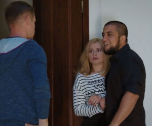 M jak miłość odc. 1384. Katia (Joanna Jarmołowicz), Igor (Oleg Bakhrutdinov), Paweł (Rafał Mroczek)
