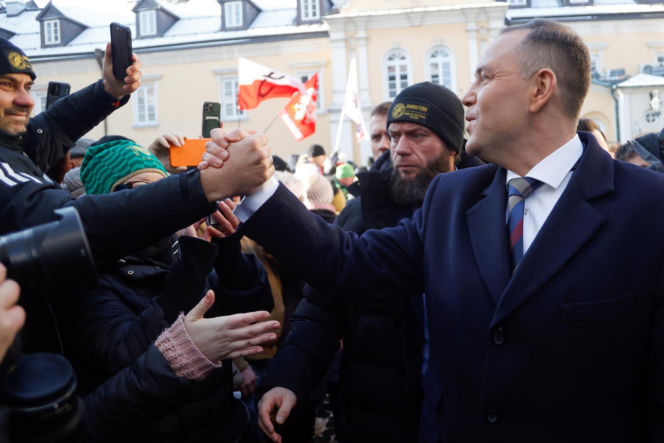 Prezydent spotkał się z kibicami