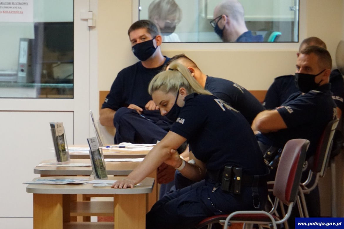 Policjanci z Warmii i Mazur oddają krew