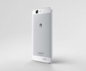 Huawei Ascend G7_Single_Silver Back Face Angle_Hi res